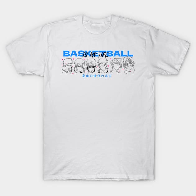 Basketball Is My Life Anime Kuroko T-Shirt by mazyoy